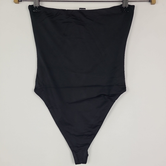 NEW Forever 21 Tank Top Bodysuit Black Strapless Sz S. NWT - Picture 4 of 5
